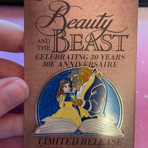 Beauty and the Beast 30th anniversary pin